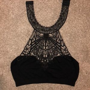 Black bralette